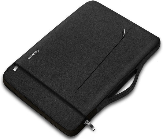 Laptop Case Sleeve for Men Women Chromebook Case Compatible with Macbook Air/Pro Lenovo Surface HP Dell ASUS Acer, 14 Inch, Black