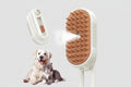 Cat Brush Cat Steam Brush Rechargeable Steamy Pet Grooming for Shedding, Water Spray Massage Brushs, Dog Hair Removal Self Cleaning Brushs Steamer Wet Spa Comb (White)